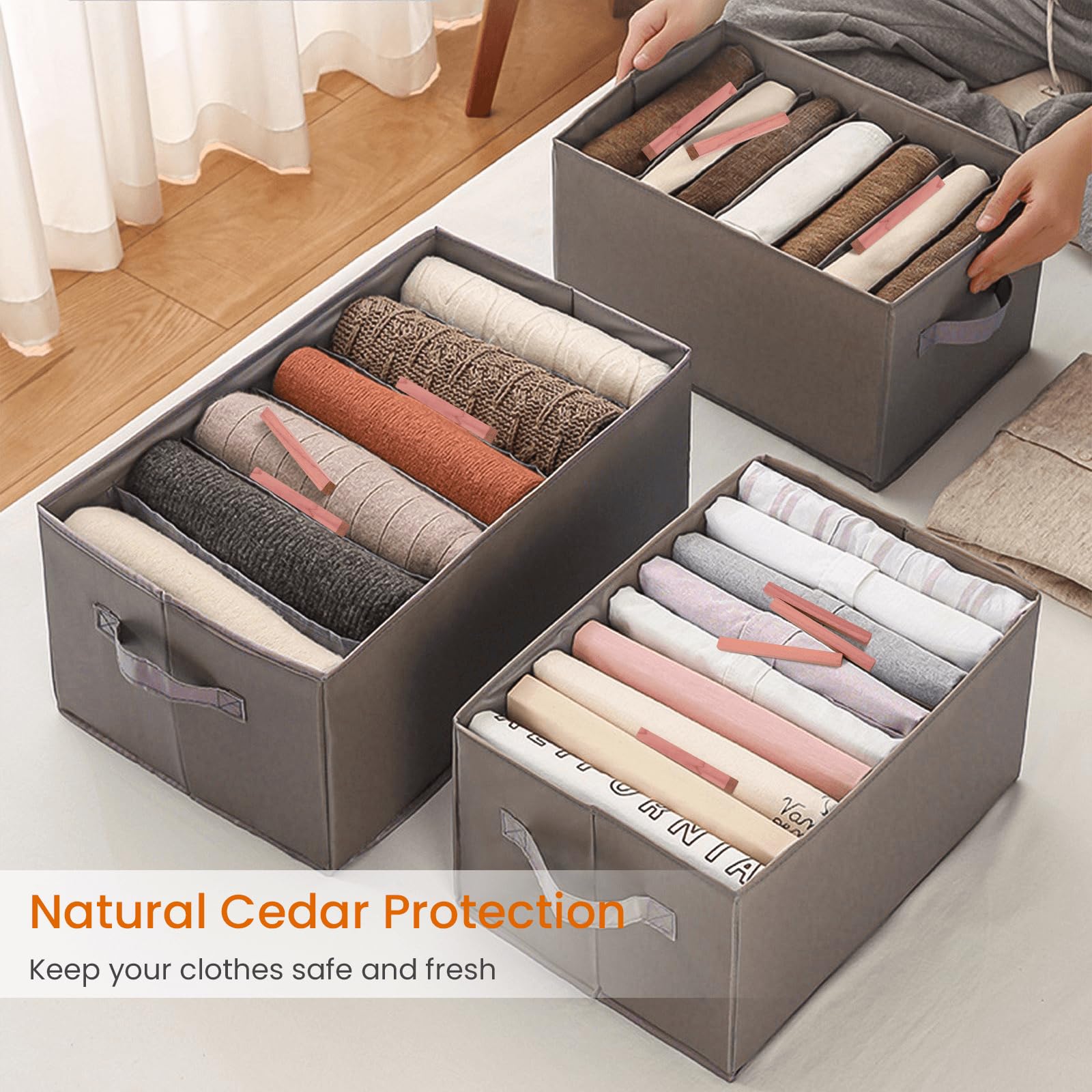 Amazon.com : Homode Cedar Blocks for Clothes Storage, 50Pcs Cedar